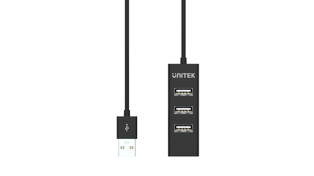 UNITEK 4 Ports USB 2.0 Hub (480Mbps) ჰაბი