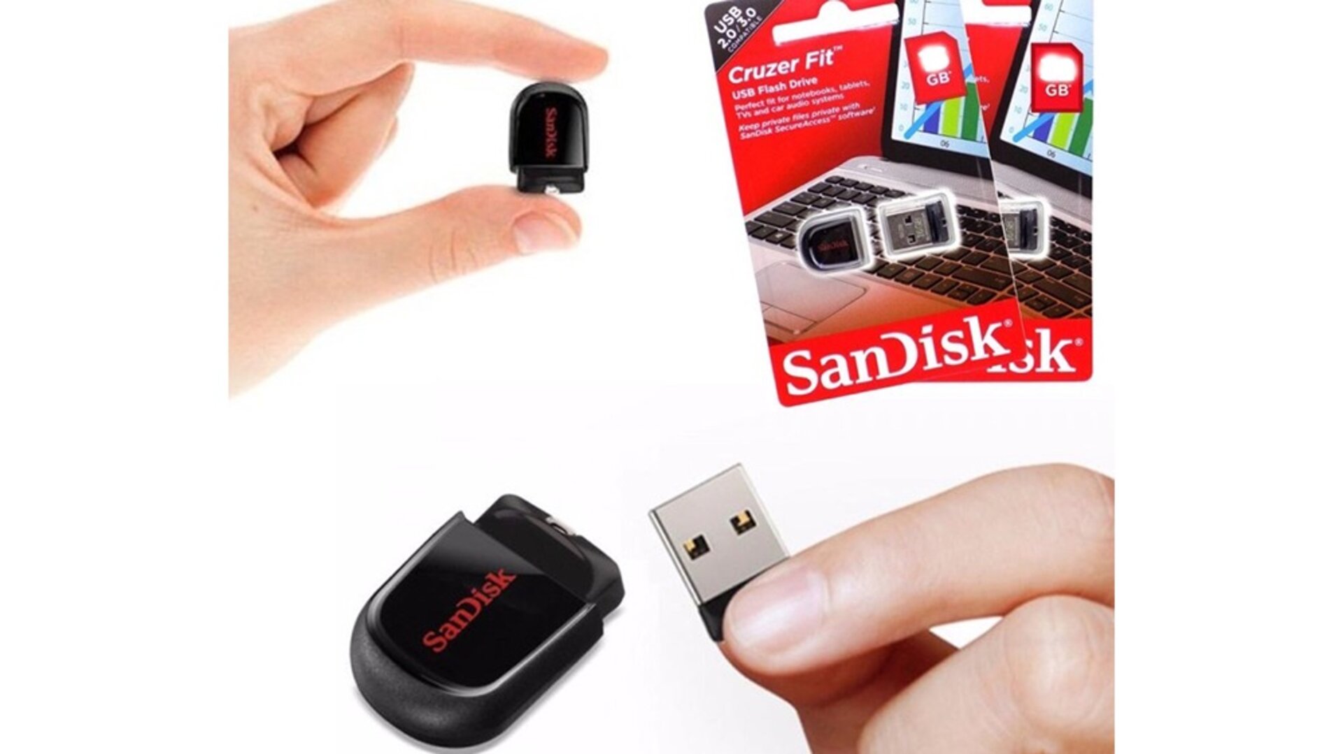 SanDisk USB 4GB ფლეშ მეხსიერება USB 2.0/3.0