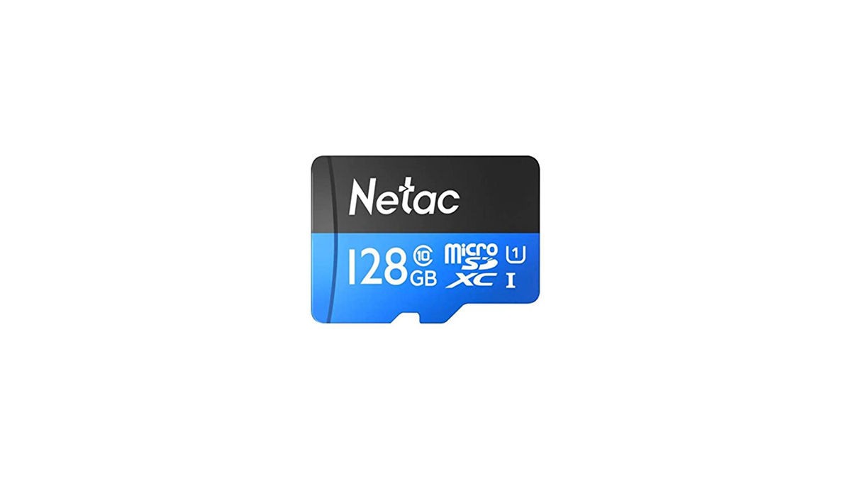 Netac p500 90MB/S 600X 128GB microSDHC class 10 მეხსიერების ბარათი