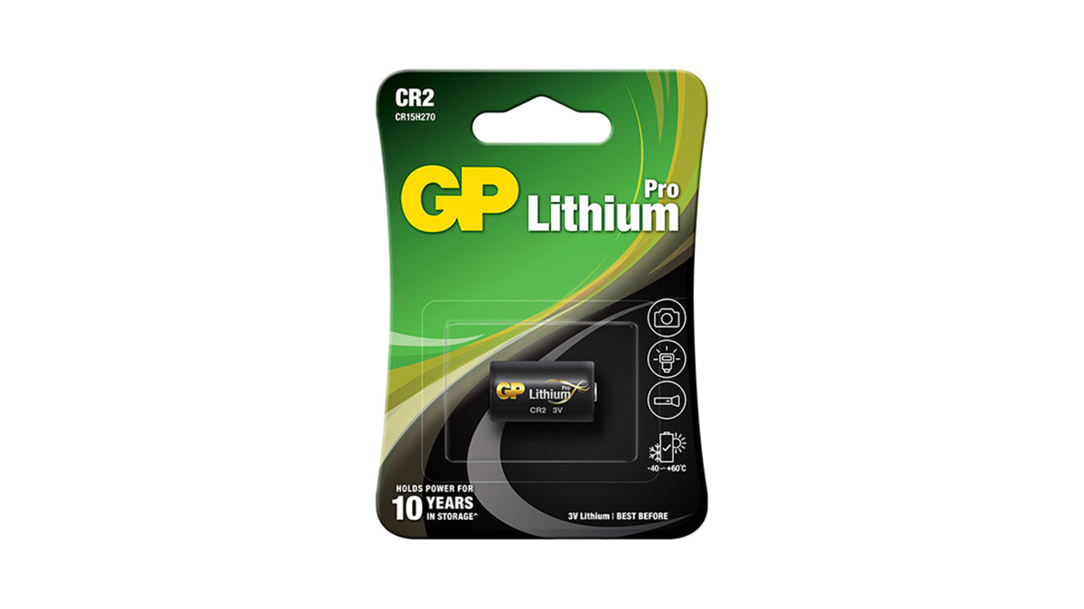 GP CR2 Lithium Pro Battery აკუმულატორი ელემენტი