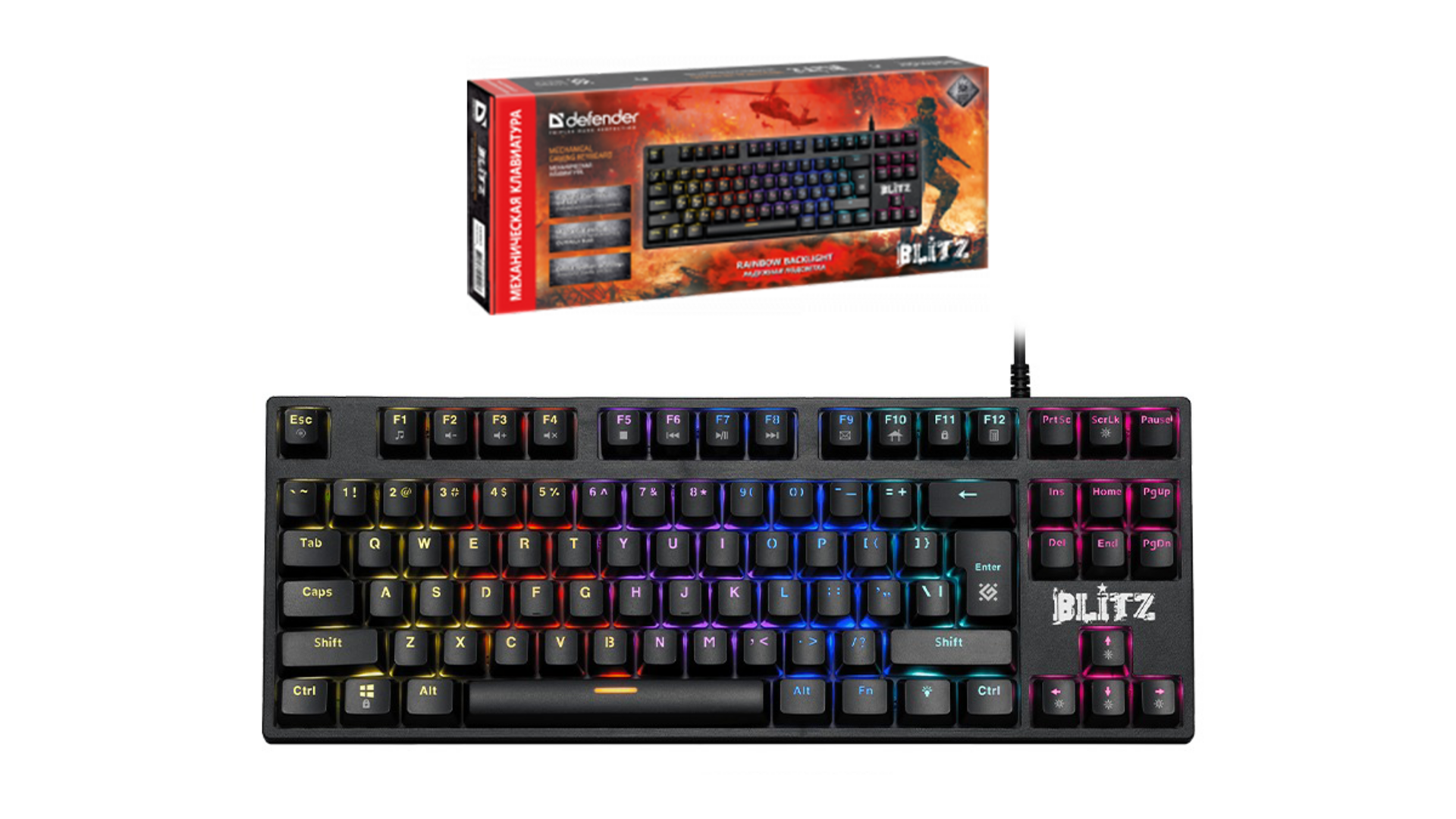 defender Blitz GK-240L Mechanical gaming keyboard