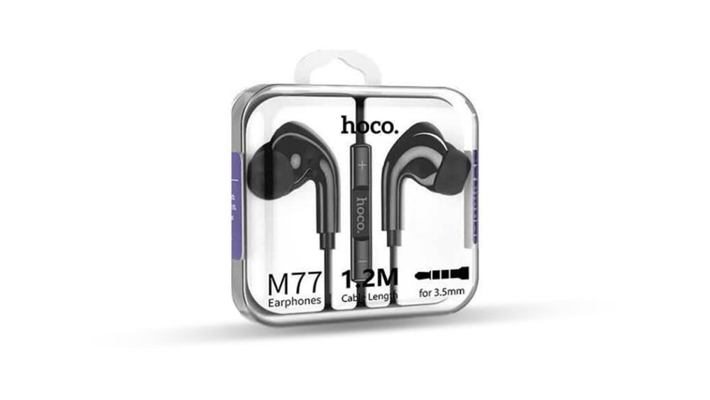 HOCO M77 EarPhone 3.5mm ყურსასმენი სადენით
