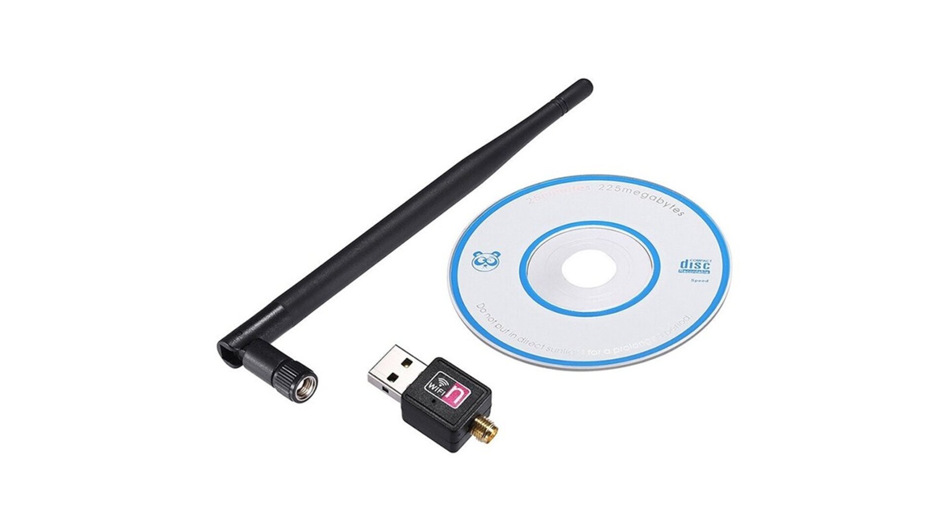 802.IIN Wireless USB ADAPTER Wifi-ის მიმღები (600Mbps) (2.4GHz)