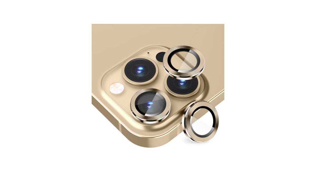 Spigen iPhone 14 Pro/14 Pro Max კამერის დამცავი ბრონი ოქროსფერი (9139)