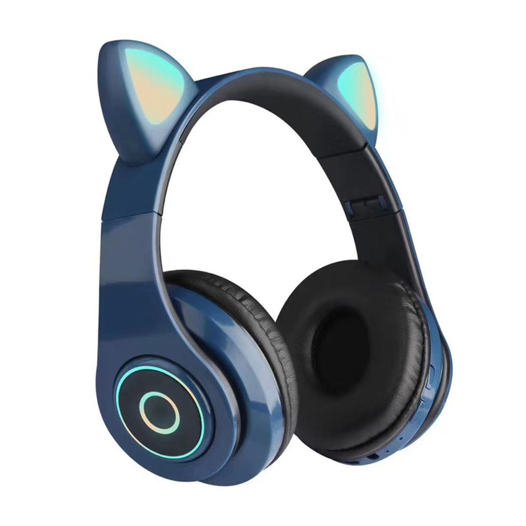 CAT EAR უსადენო ყურსასმენი (ფერადი ნატებით)