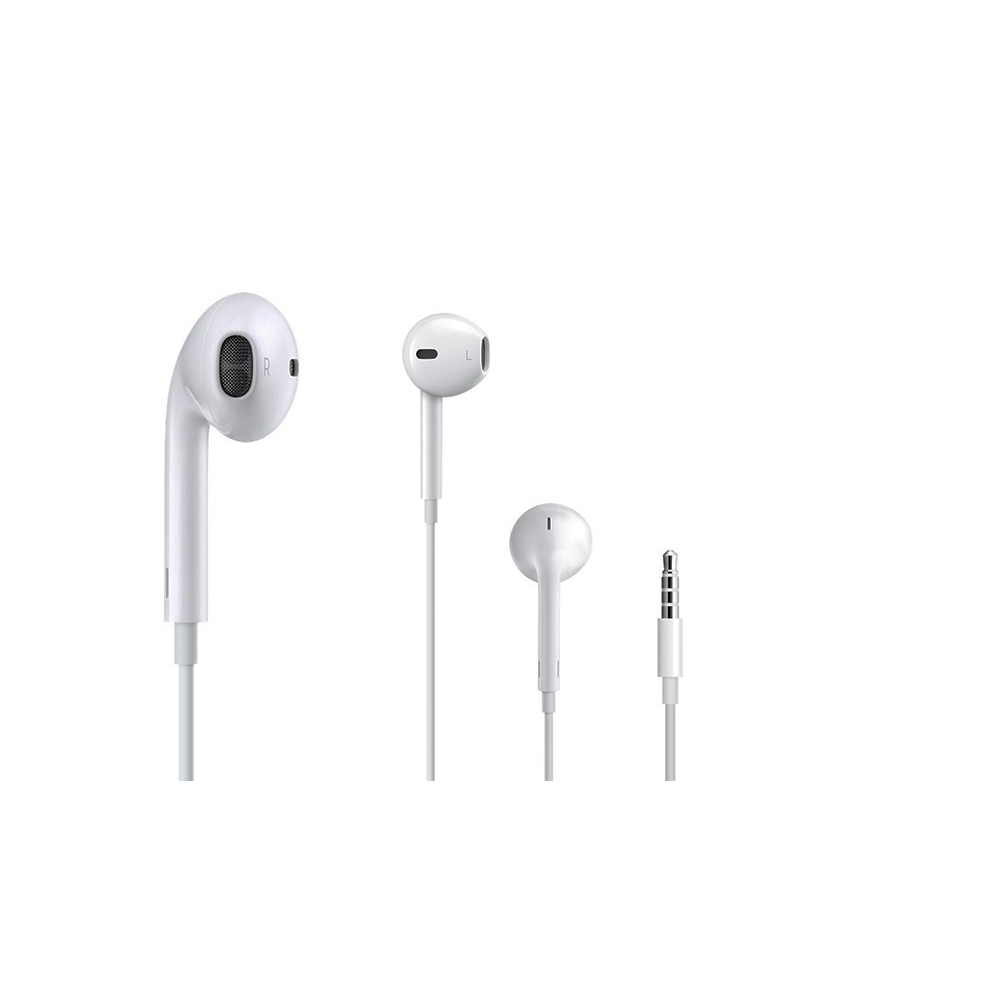 Apple Earpods 3.5mm ყურსასმენი კაბელით თეთრი (replic)