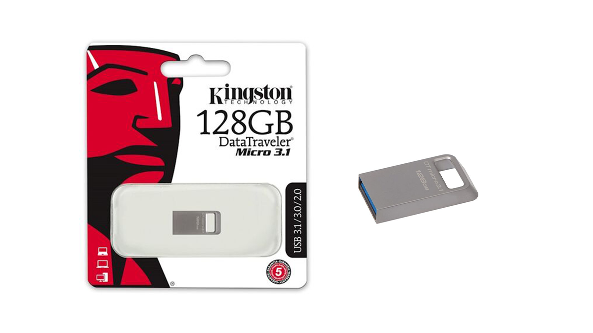Kingston USB 128GB Micro 3.1 ფლეშ მეხსიერება