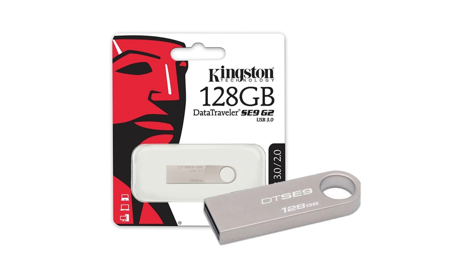 Kingston USB 128GB SE9 ფლეშ მეხსიერება