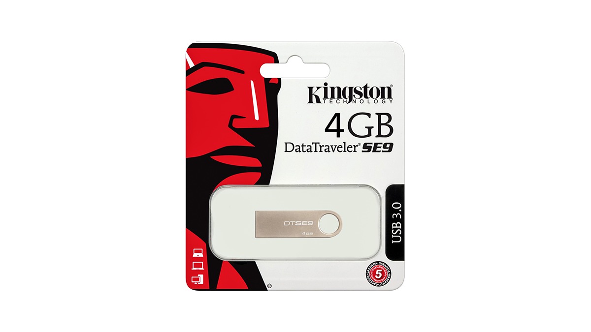 Kingston USB 4GB SE9 ფლეშ მეხსიერება