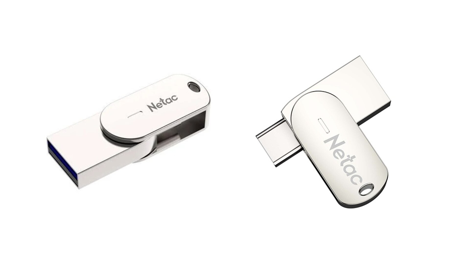 Netac U785C USB 3.0 64GB + Type-C Smartphone with OTG support  ფლეშ მეხსიერება