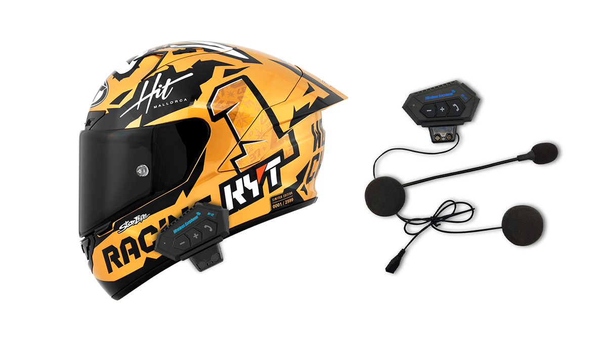 BT12 Motorcycle BT Headset მოტოციკლის ყურსასმენი & მიკროფონი