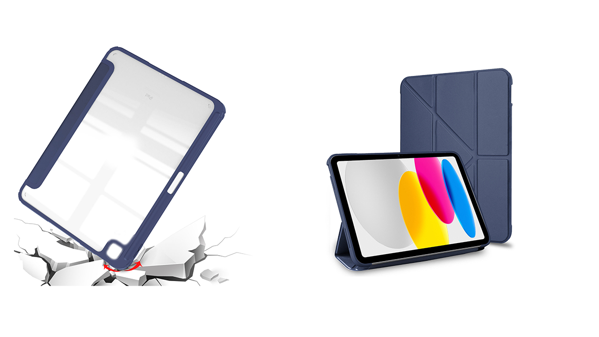 Smart Folio ქეისი 7-8-9Generation iPad (10.2-Inch) (10.5-Inch) მუქი ლურჯი