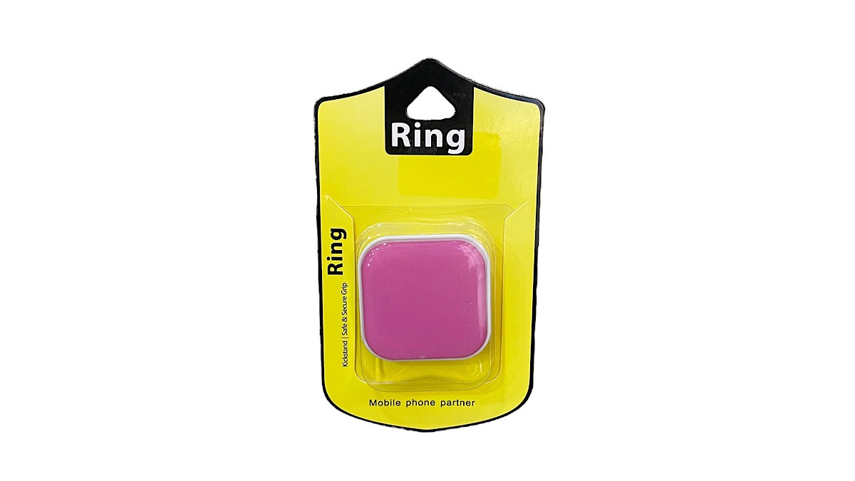 UNIPHA mobile ring Holder მობილურის ბეჭედი მალინისფერი 