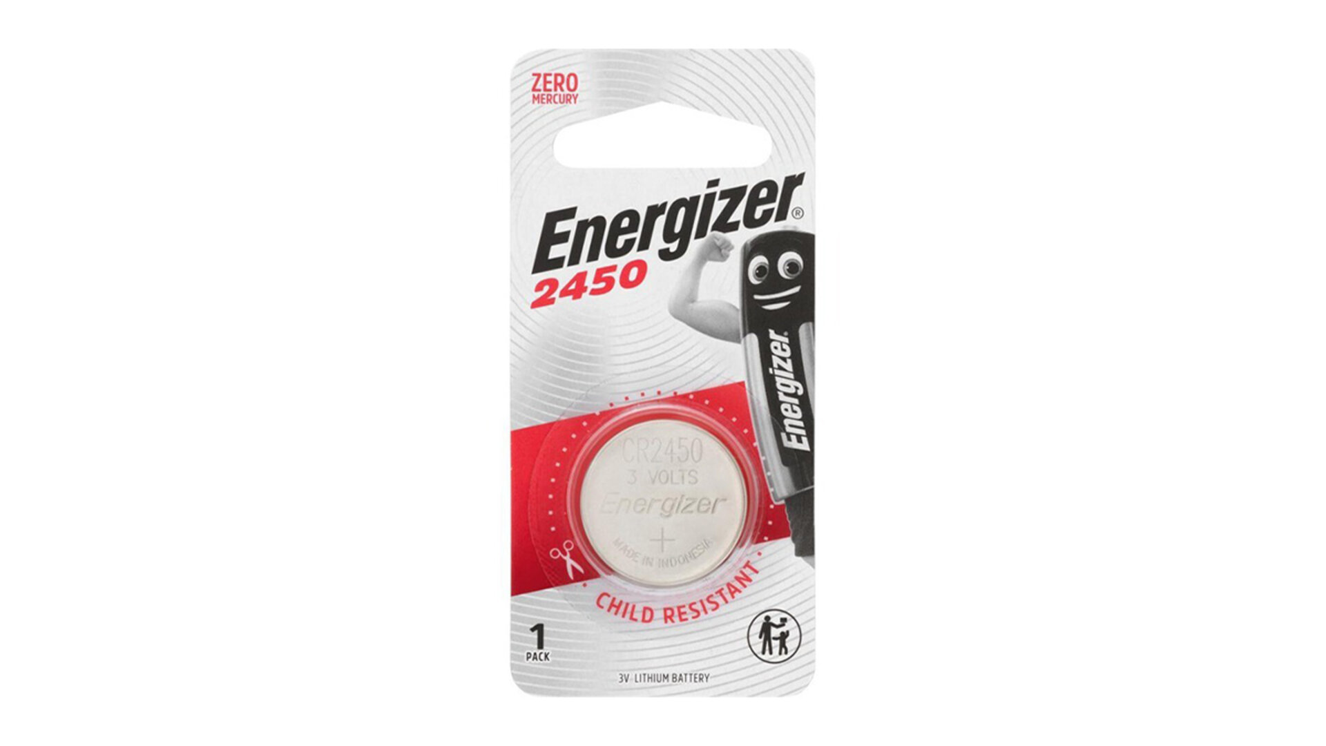 Energizer CR2450 ელემენტი (1ცალი)