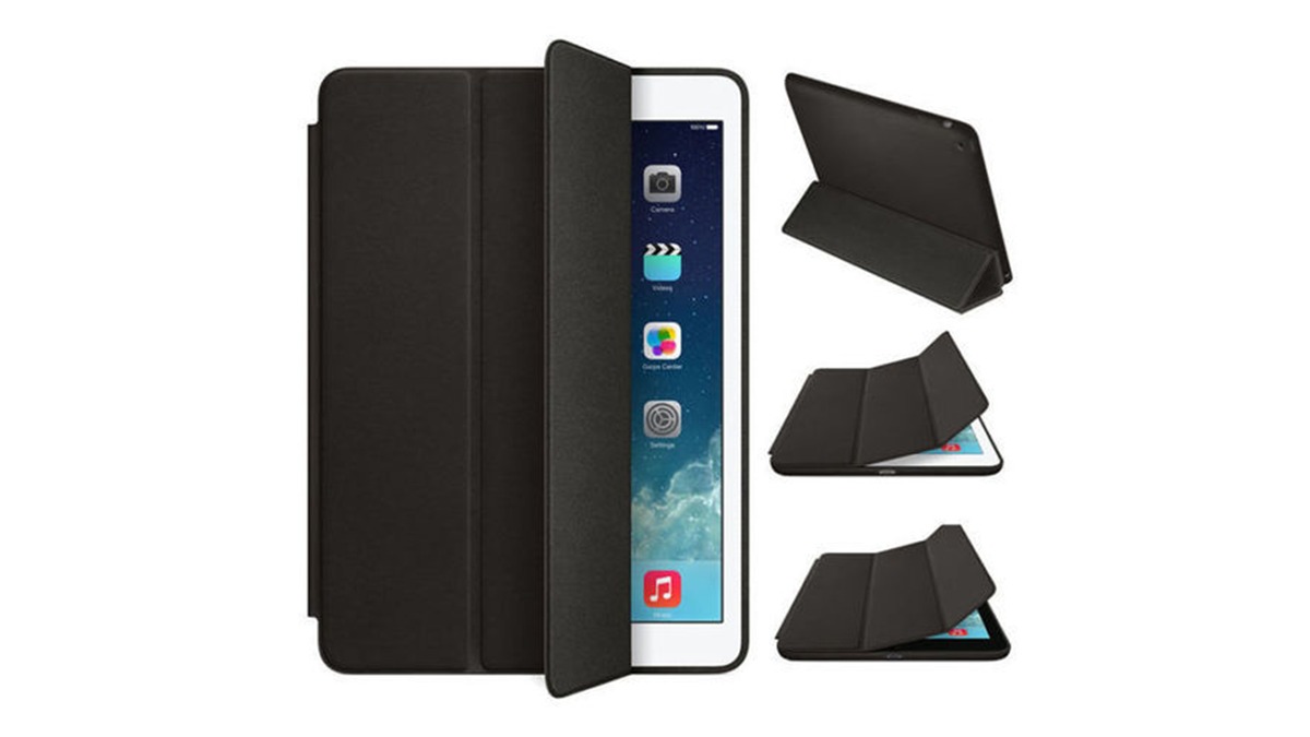 JETech ქეისი iPad Air, iPad Air 2, მე-2 Generation-დან მე-6მდე (9.7 Inches) შავი